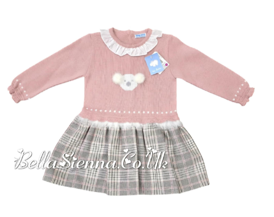 Mac ilusion Dusky Pink Knitted Dress - 7938