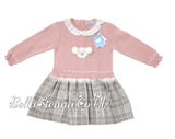 Mac ilusion Dusky Pink Knitted Dress - 7938