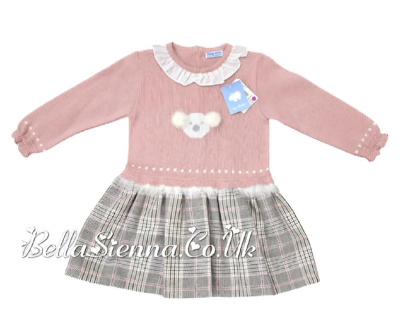 Mac ilusion Dusky Pink Knitted Dress - 7938