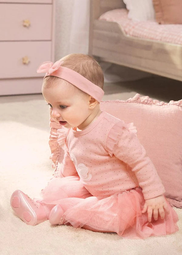 Mayoral Newborn Girl 3 Piece Tulle Set 2815