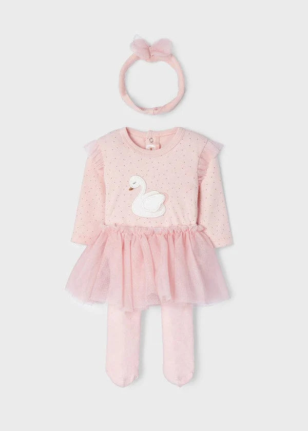 Mayoral Newborn Girl 3 Piece Tulle Set 2815