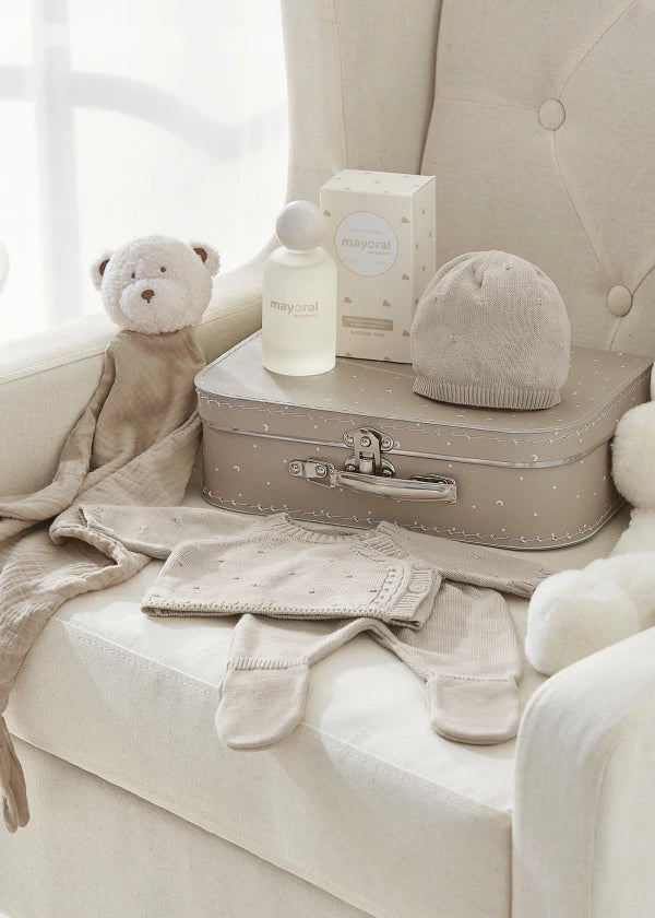 Mayoral Baby 3 piece tricot set BCI cotton 19361 Cream