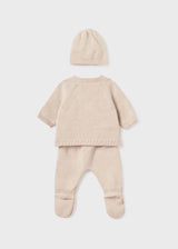 Mayoral Baby 3 piece tricot set BCI cotton 19361 Cream