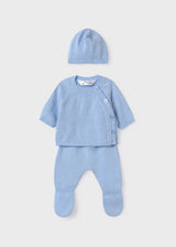 Mayoral Baby 3 piece tricot set BCI cotton 19361 Blue