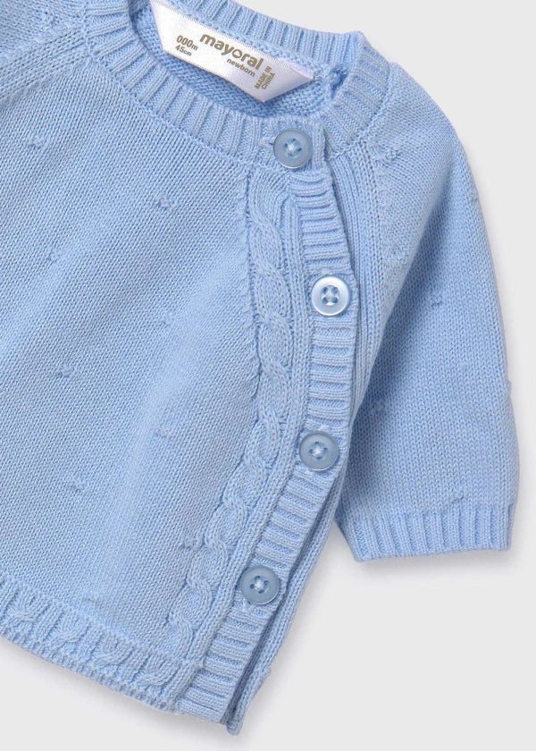 Mayoral Baby 3 piece tricot set BCI cotton 19361 Blue