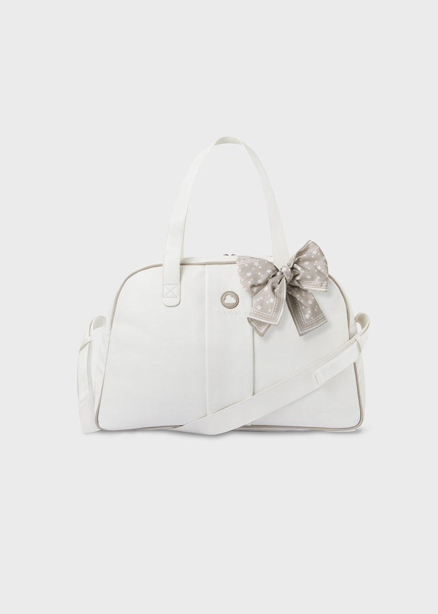 Mayoral Ivory/Cream Baby Changing Pram Bag - 19896