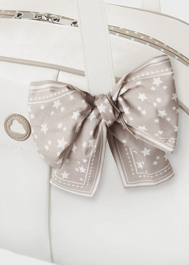 Mayoral Ivory/Cream Baby Changing Pram Bag - 19896