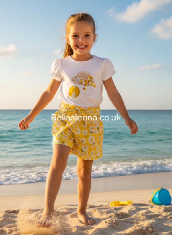 Mayoral Girls Shorts & T-Shirt Set - 3001 & 3279