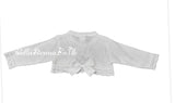 Pretty Originals White Bolero Cardigan With Bow - JP05130