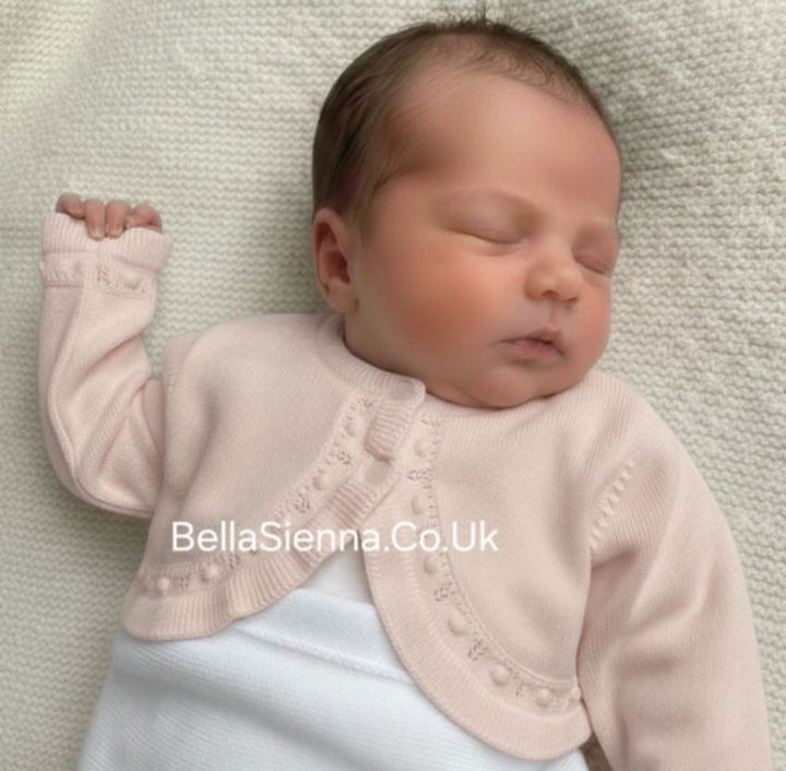 Mayoral Baby Girls Pink Knitted Cardigan - 318 - 34 - Rosa Baby