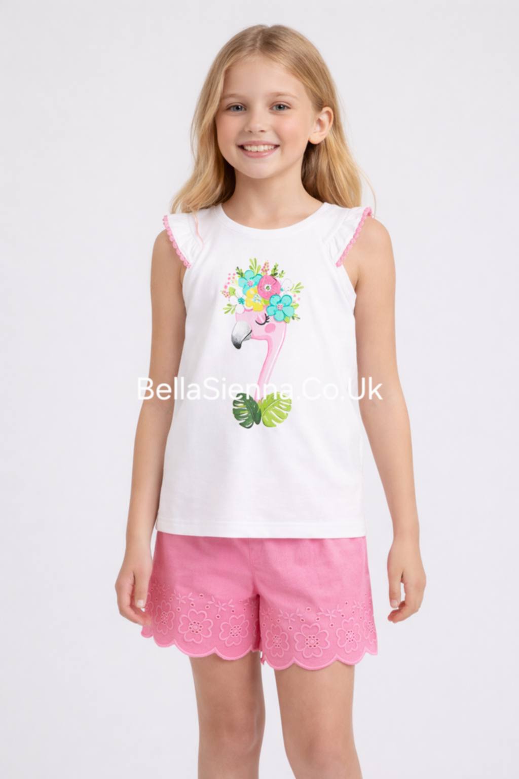 Mayoral Girls Short Set Pink 3217