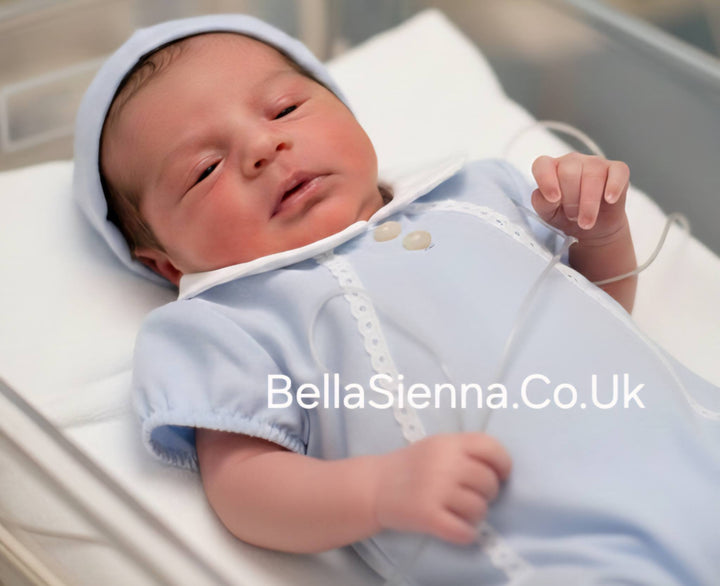 Calamaro Excellent Unisex Baby Blue Romper - 32437