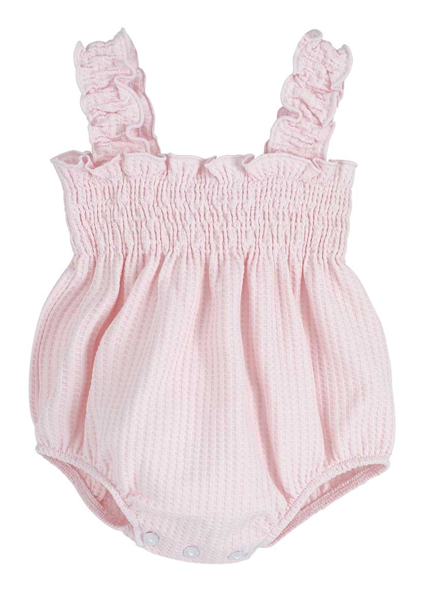 Calamaro Baby Rosa Pink Romper & Matching Headband - 32469