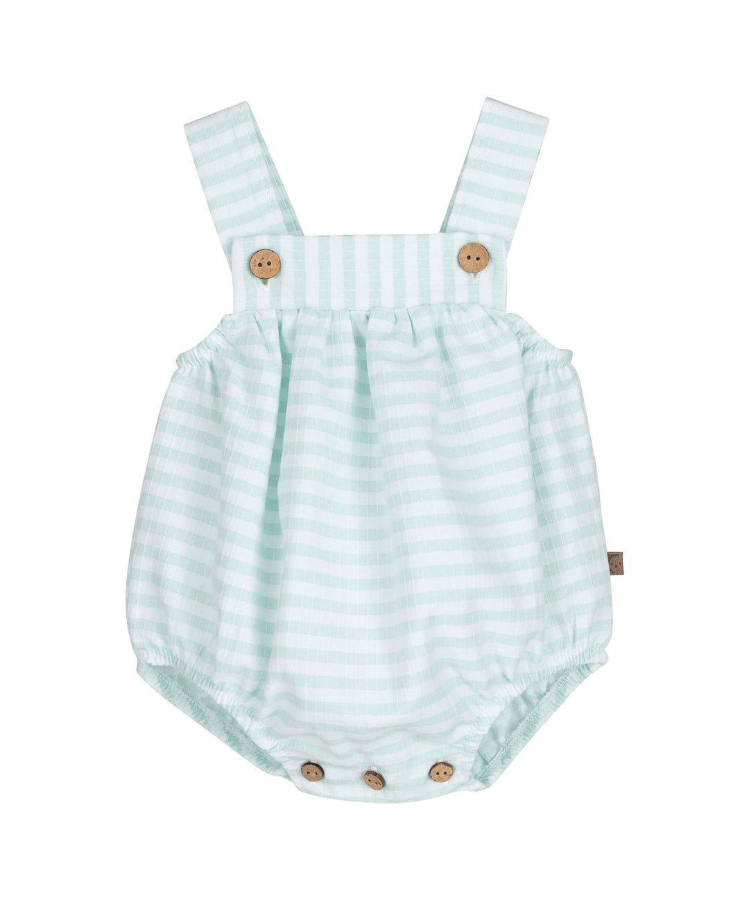 Calamaro Baby Mint Green Boys Romper - 32548