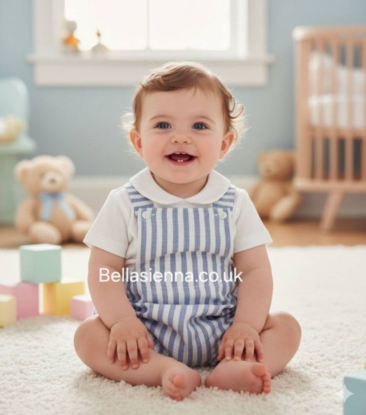 Alber Boys Two Piece Dungaree Set - 3372