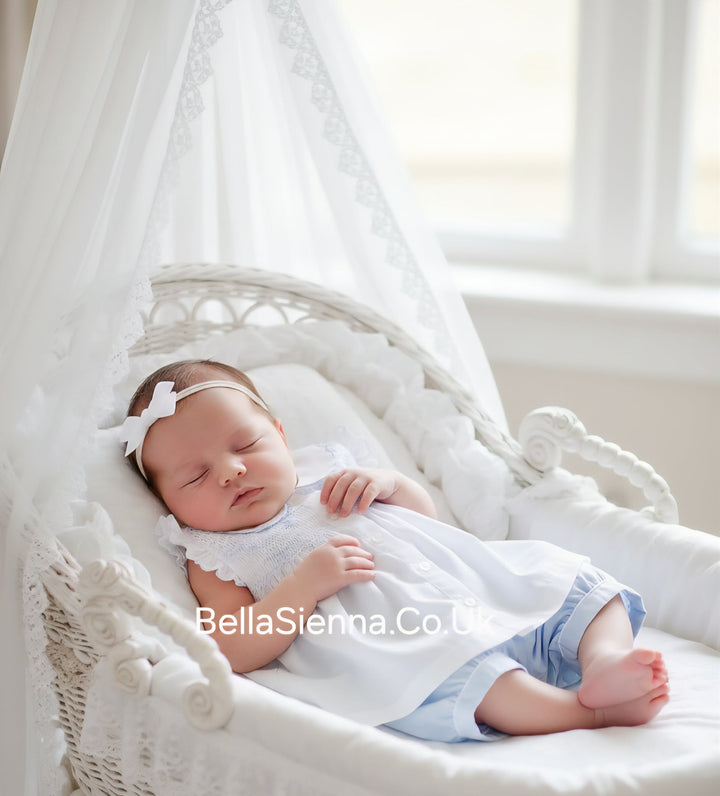 Sarah Louise Baby Girls Smocked Two Piece Outfit 012208-1