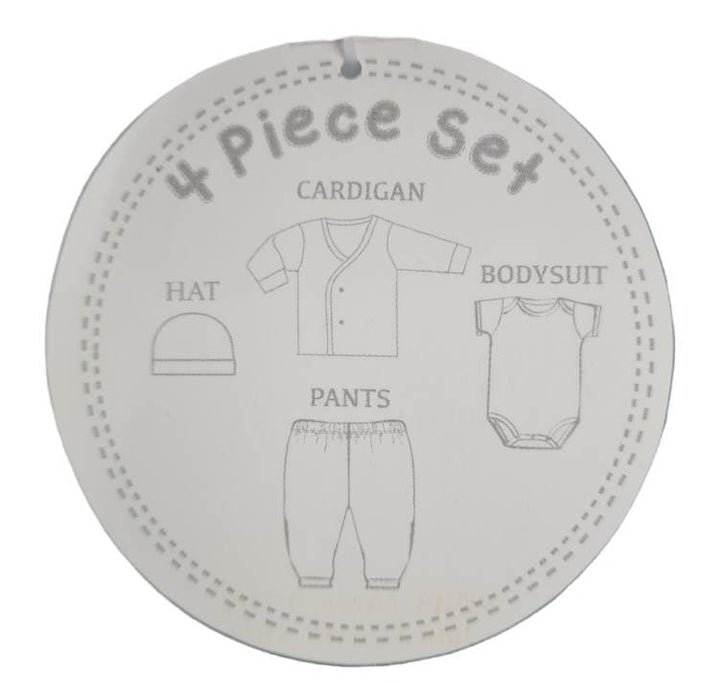 Premature Babies Unisex Hospital Four Piece Set