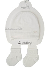 Leo King Boys White Boat Hat And Booties