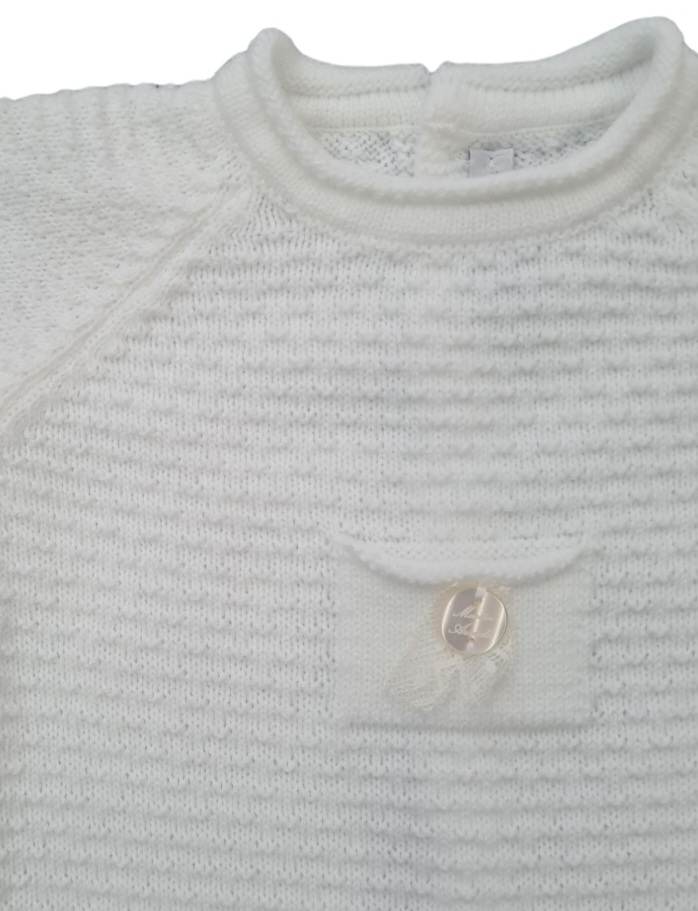 Martin Aranda Unisex Ivory Knitted All-In-One 10001