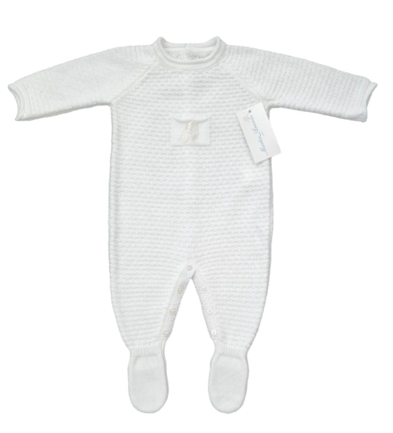 Martin Aranda Unisex White Knitted All-In-One 10001