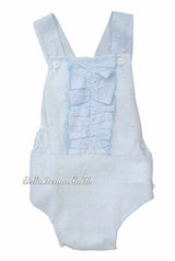 Eva Class - Lor Miral Baby Blue Summer  Strappy Romper - 21218