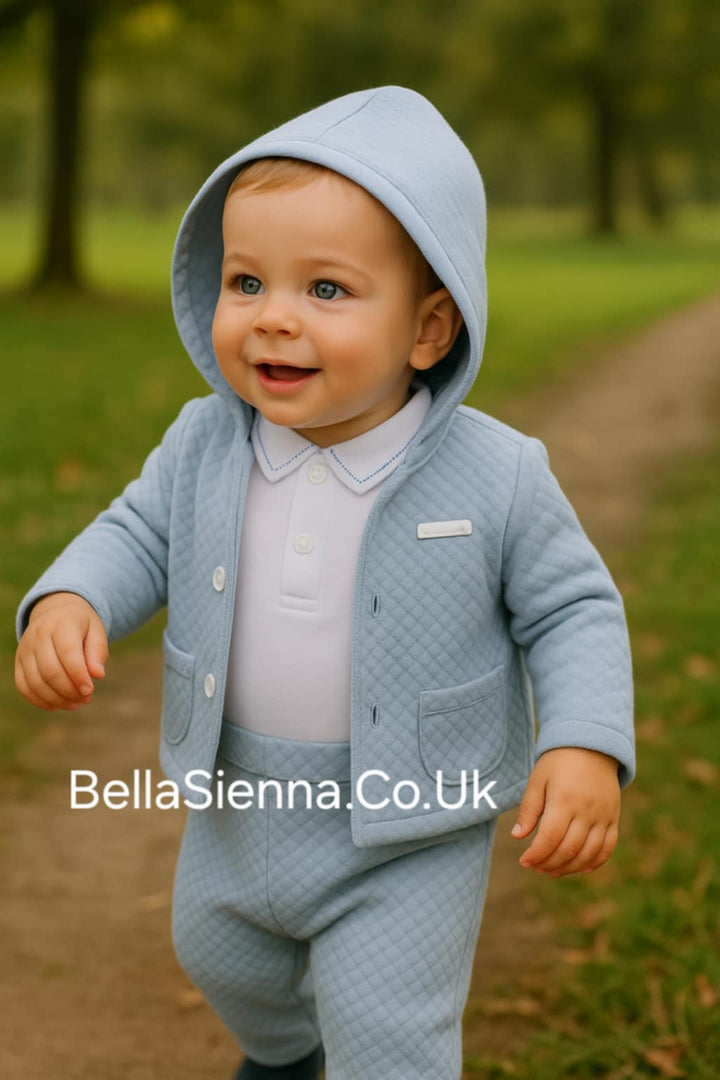 Blues Baby Wedgewood Blue 3PC Set - BB0553A