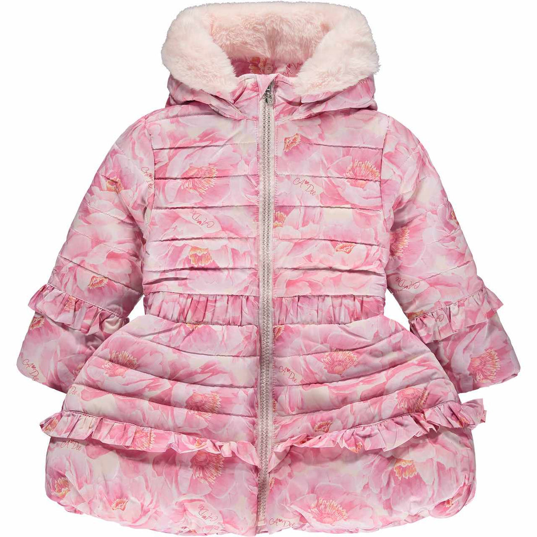 A Dee Amelia Faux Fur Peony Pink Jacket / Coat - W231201
