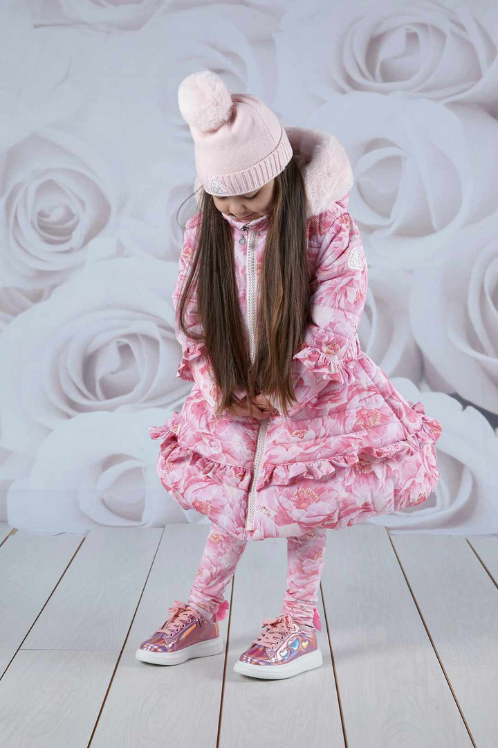 A Dee Amelia Faux Fur Peony Pink Jacket / Coat - W231201
