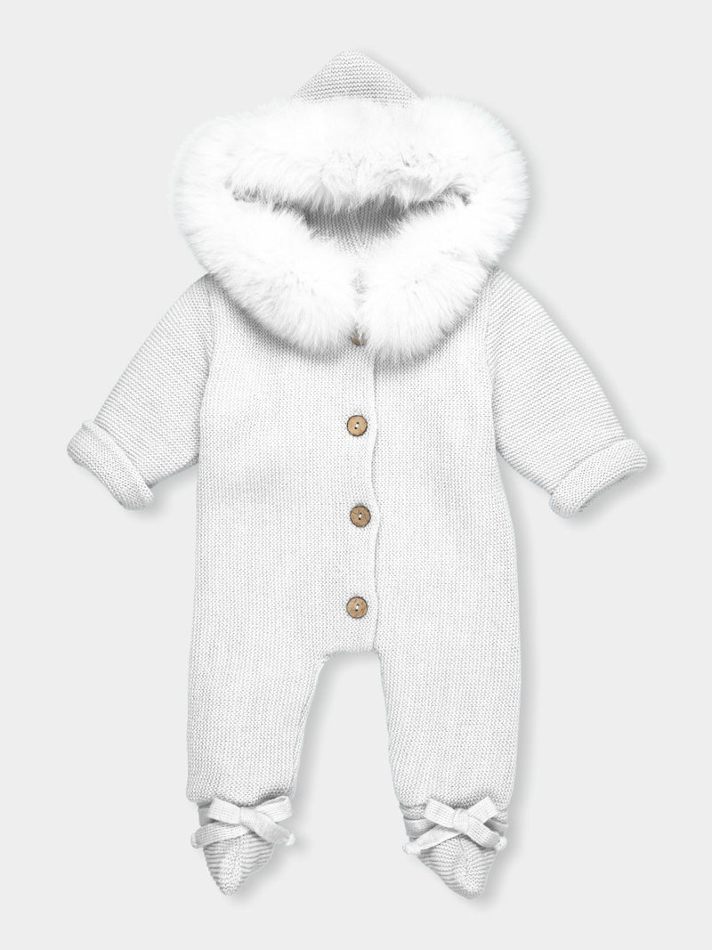 Mac ilusion All-In-One Snowsuit With Faux Fur Hood BUZ023