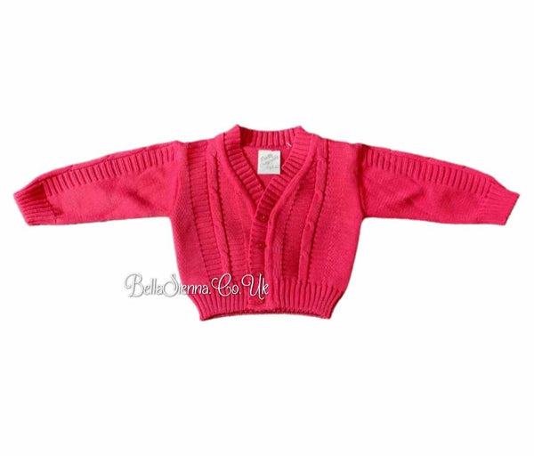 Pretty Originals Red Cable Knit Cardigan JP61183