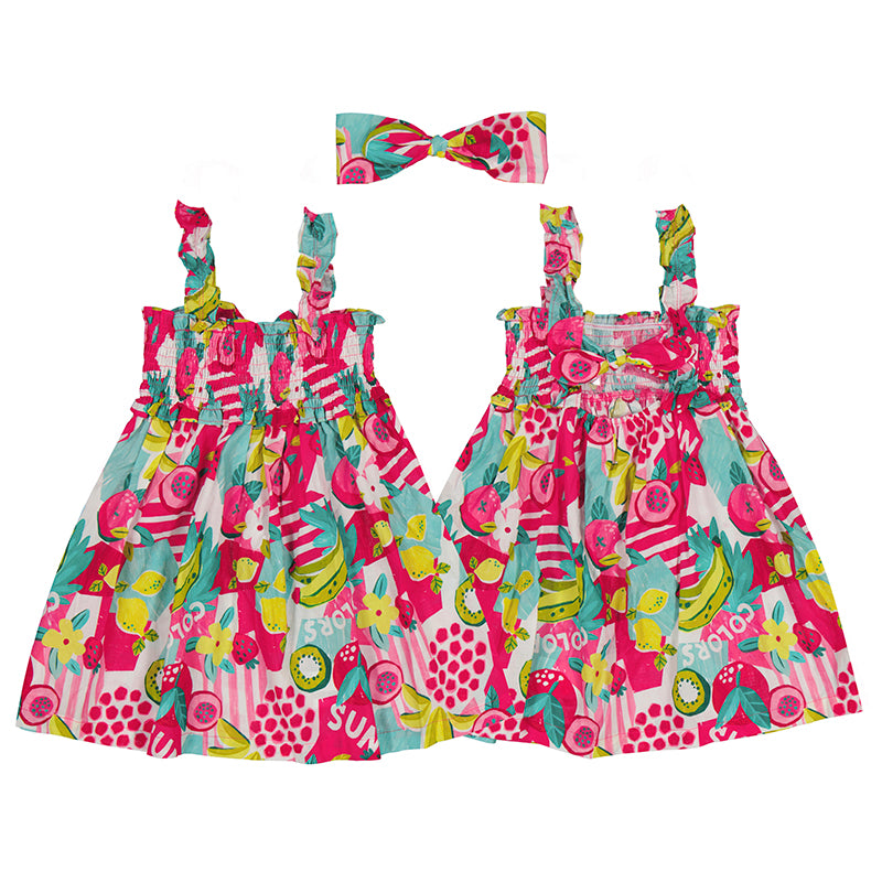 Mayoral Girls Dress & Matching Headband - 3947