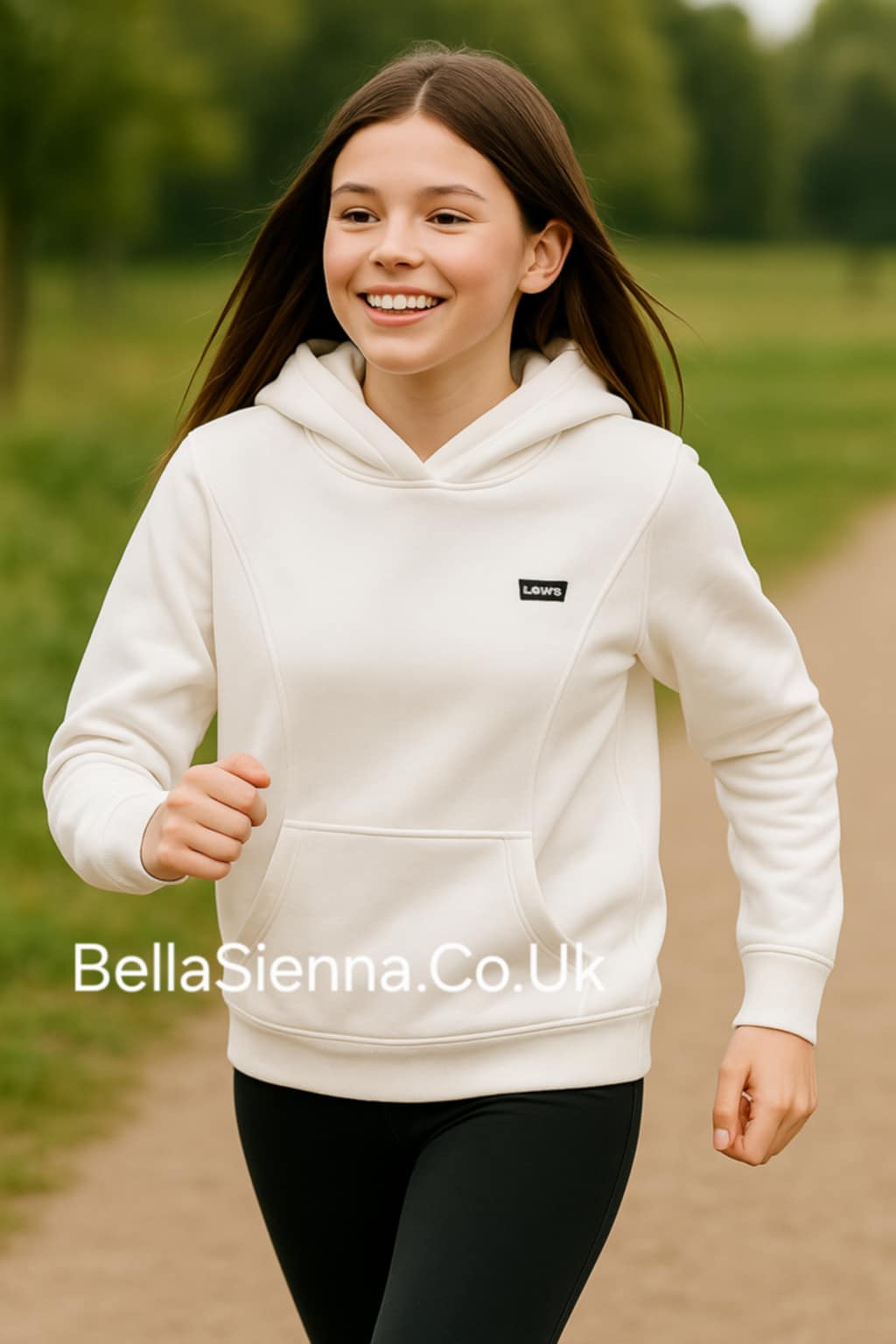 Levi's Kids Girls Poppy Red Hoodie Jumper - 3EN447-R7T