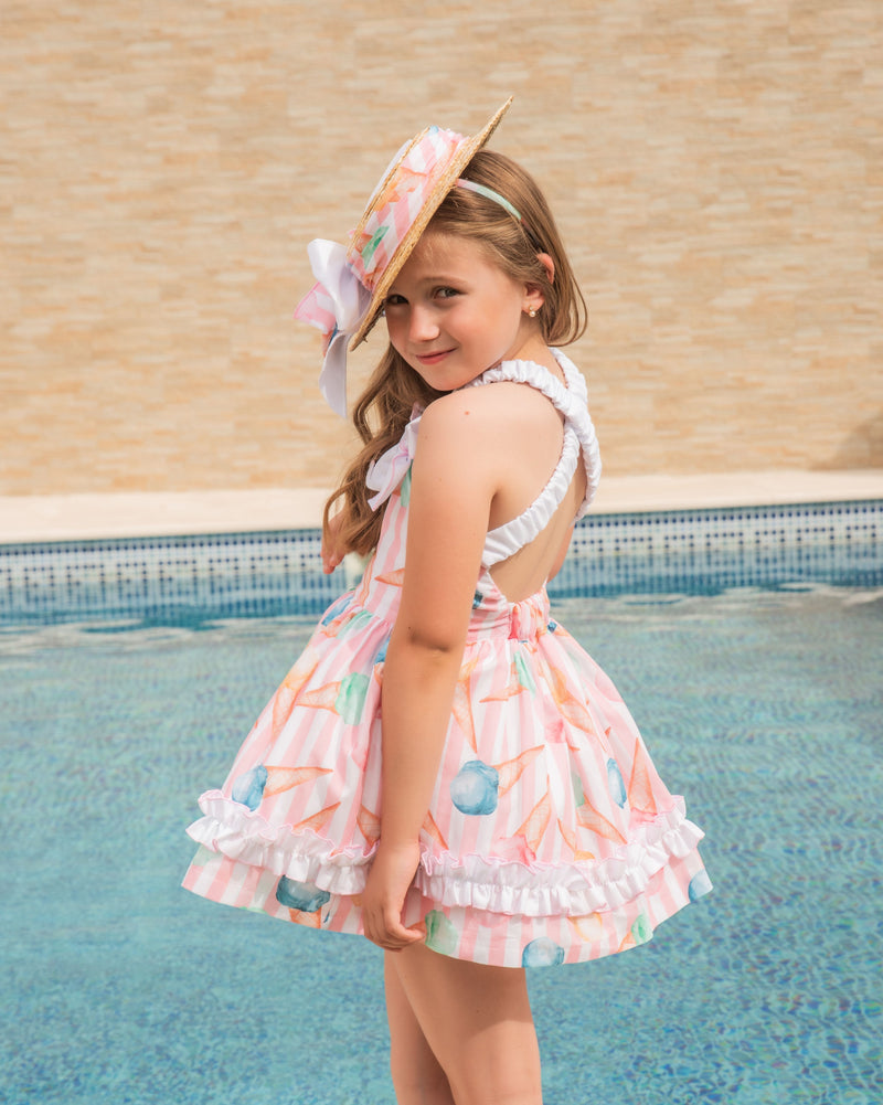 Babine Ice Cream Print Dress - 2422822