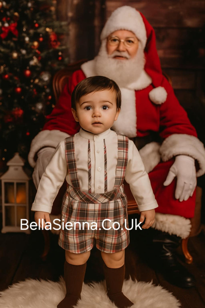 Miranda Boys Tartan Two Piece Set - 0141