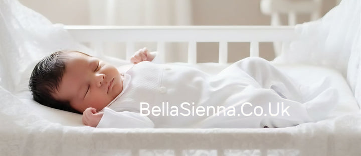 Rapife White Unisex Sleepsuit With Button Detail 4104