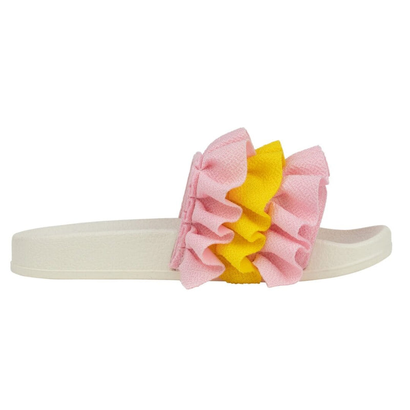 A Dee "FRILLY" Sliders - Sandals - S245104 - Pink Fairy