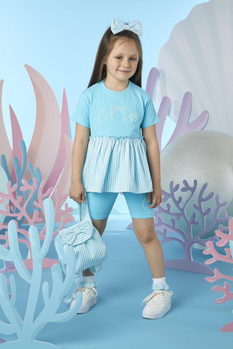 A Dee "OLIVIA " Stripe Shorts Set - S244521