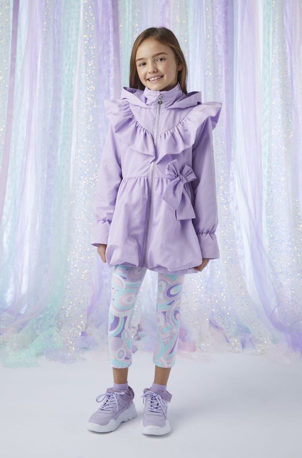 A Dee "NATALIE" Solid Bow Lilac Jacket - S243204