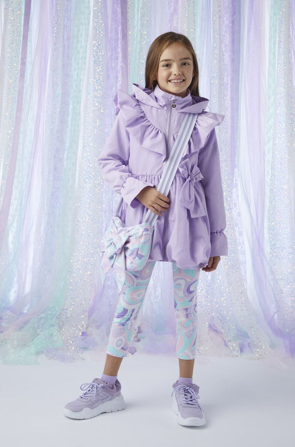 A Dee "NATALIE" Solid Bow Lilac Jacket - S243204