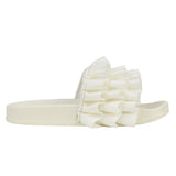 A Dee "FRILLY" Sliders - Sandals - S245104 - WHITE