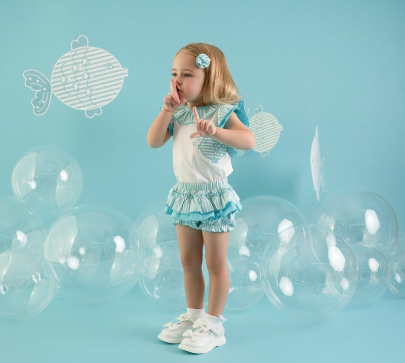 Little A "KHLOE" Little Fish Jam Pants Set- LA24206