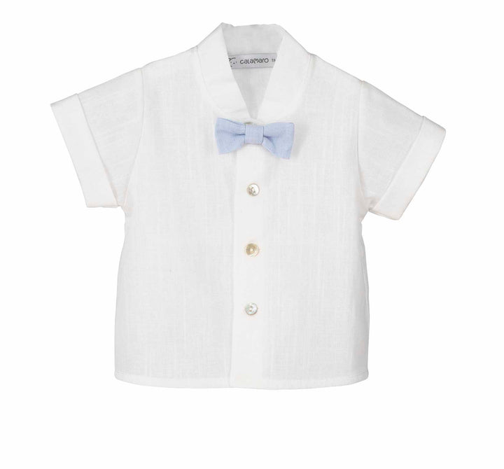 Calamaro Excellent Boys Shirt & Shorts Set With Dickybow - 17972-N