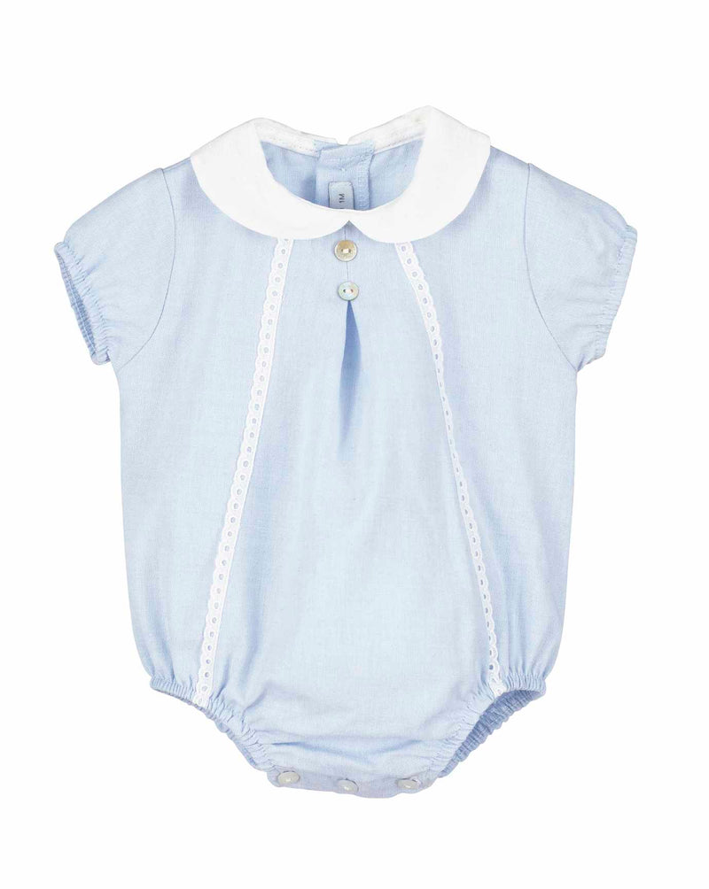 Calamaro Excellent Unisex Baby Blue Romper - 32437