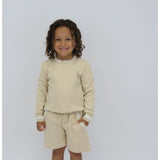HARRIS KIDS "Toby" Boys Tracksuit Short Set - Beige