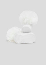 Mayoral Newborn Bow Socks and Headband Set Organic Cotton 9710 - White