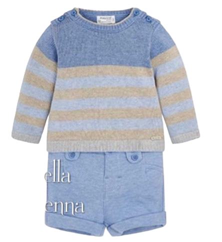 Mayoral baby boys Winter outfit Jumper And  Shorts - 2206