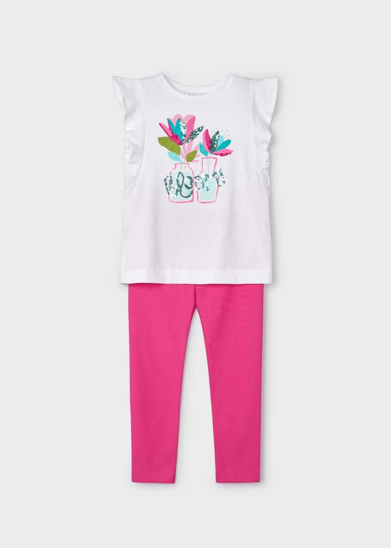 Mayoral Girls 2 Piece Set Better Cotton Leggings 3703