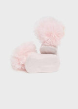 Mayoral Newborn Bow Socks and Headband Set Organic Cotton 9710 - Nude Pink