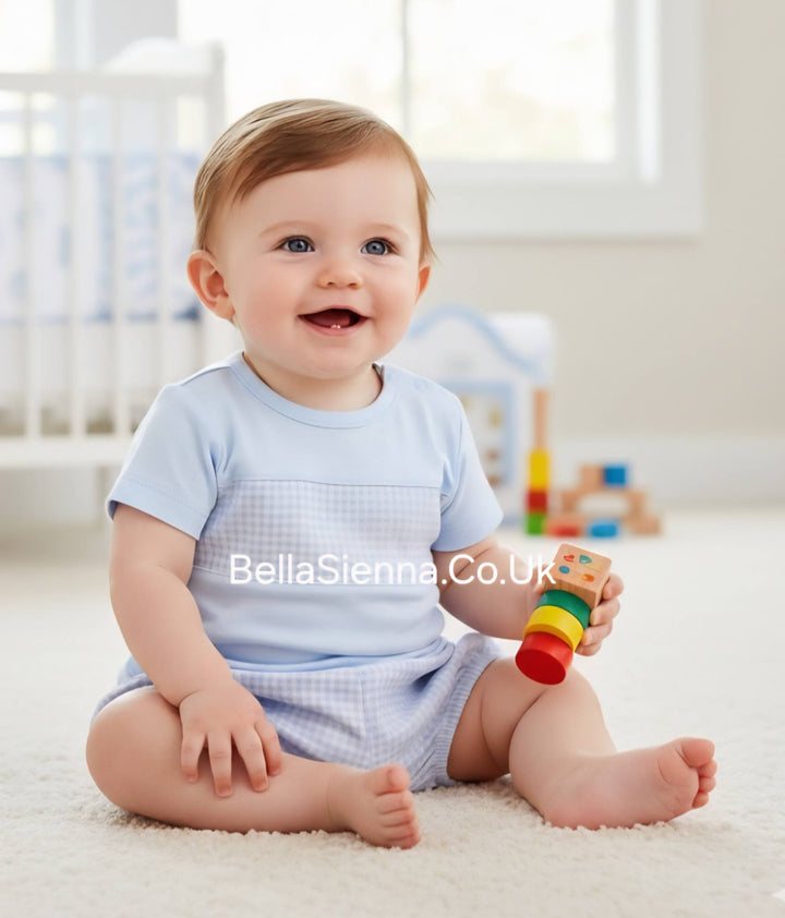 Rapife Cute Baby Boy's Blue Shorts Set 4414