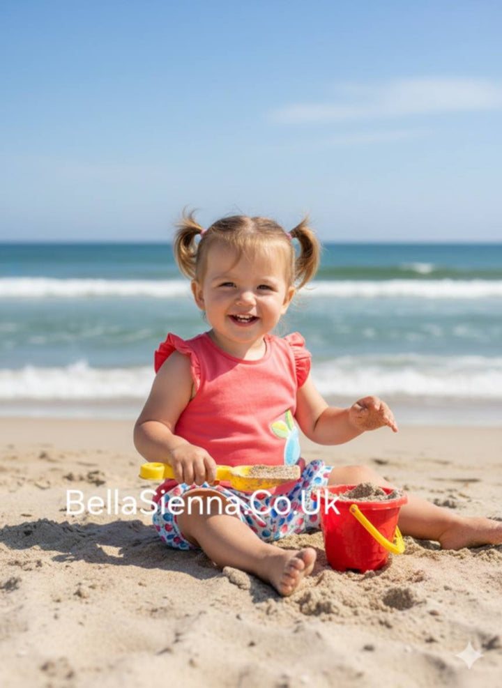 Mayoral Patterned Short Set - 1244 - Summer  - Turquoise